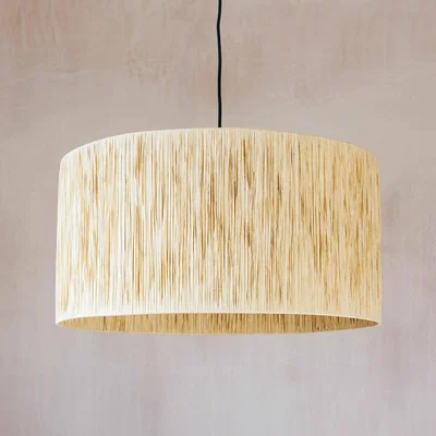 Graham & Green Raffia Natural Pendant Light