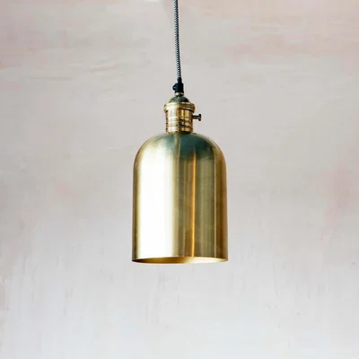 Graham & Green Camel Bell Brass Pendant