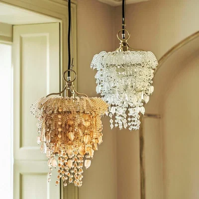 Graham & Green Graham and Green Evangeline Clear Beaded Pendant Light
