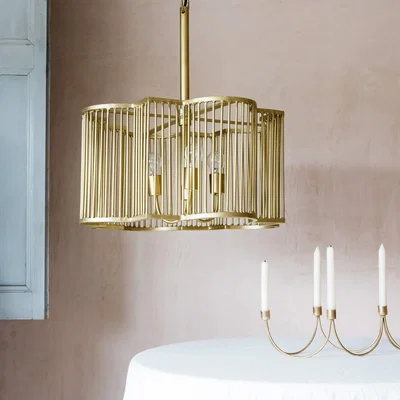 Graham & Green Harlow Large Brass Pendant