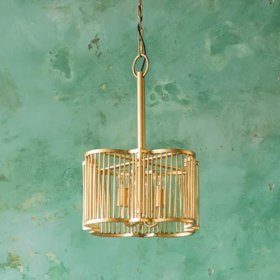 Graham & Green Harlow Small Brass Pendant