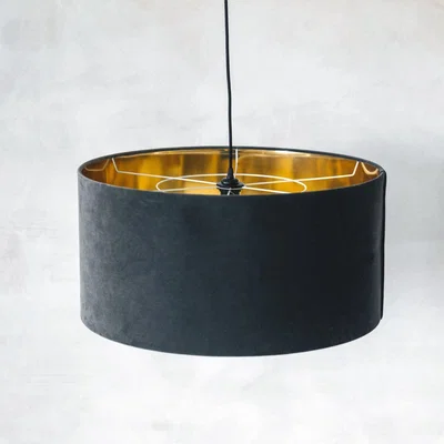 Graham & Green Lava Velvet Pendant Shade
