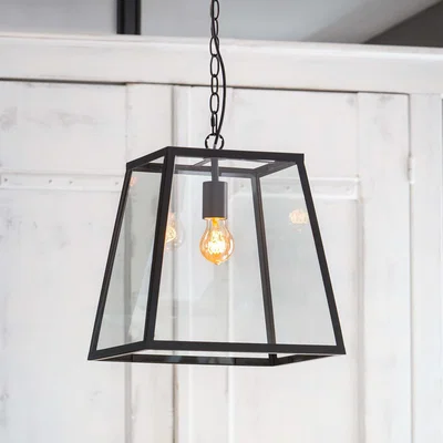 Graham & Green Inko Glass Lantern Pendant Light
