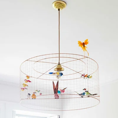 Graham & Green Voliéres Medium Bird Cage Pendant