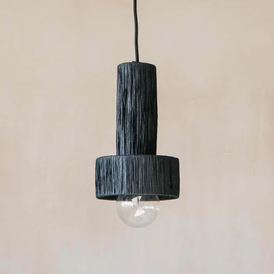 Graham & Green Raffy Black Pendant