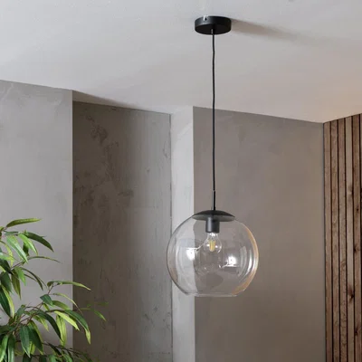Habitat Habitat Coleman Metal Pendant Light - Matte Black