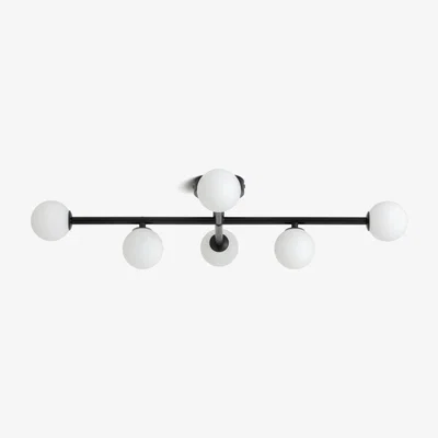 Habitat Habitat Alonso 6 Lights Flush to Ceiling Light - Black