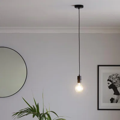 Habitat Habitat Pendel Electric Light Fitting Black 1.2M