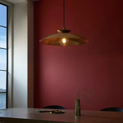 Habitat Shore Light Karub Hammered Metal Pendant Light - Brass