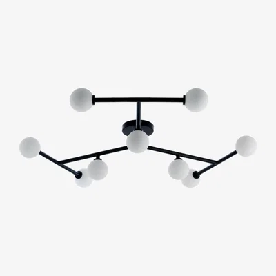Habitat Habitat Astrid Large LED Flush Ceiling Light - Black