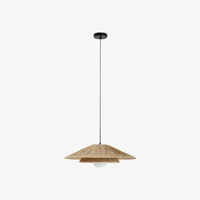 Habitat Habitat Guii 2 Tier Rattan Pendant Light - Natural