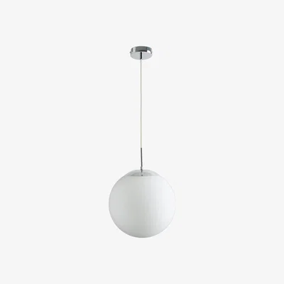 Habitat Habitat Boyd Glass & Metal Pendant - Silver