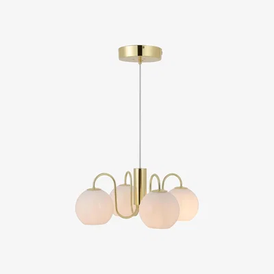 Habitat Nordlux Franca 4 Spot Pendant Light - Brass