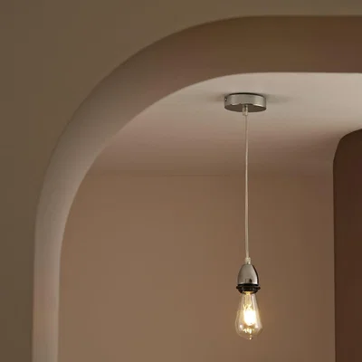 Habitat Habitat Metal Pendant Light - Polished Chrome
