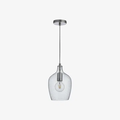 Habitat Habitat Abas Bubble Glass Pendant Shade - Chrome