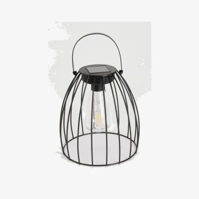 Habitat Habitat Warm White Solar Caged Pendant Light