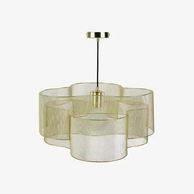 Habitat Habitat Lowenna Mesh Ceiling Light - Gold