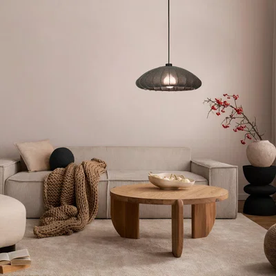 Habitat EGLO Barlaston Steel Pendant Light - Grey