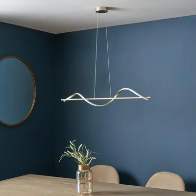 Habitat Shore Light Caliso Metal LED Pendant Bar - Gold