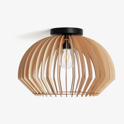 Habitat Habitat Achille Flush Ceiling Light - Oak