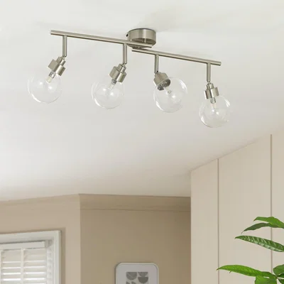 Habitat Habitat Tay 4 Lights Stainless Steel Spotlight - Chrome