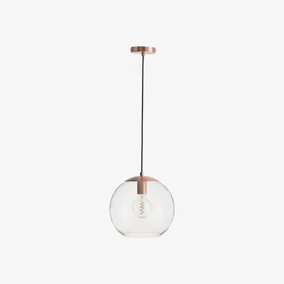 Habitat Habitat Coleman Glass Pendant Light - Copper