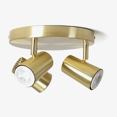 Habitat Habitat 3 Light Spotlight Plate - Brass