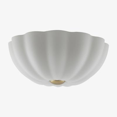 Habitat houseof Flower Metal & Glass Flush Ceiling Light - White