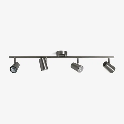Habitat Habitat Brushed Chrome 4 Light Spotlight Bar