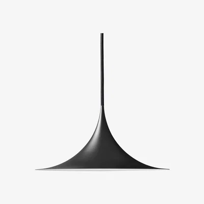 Heal's Gubi Semi Pendant Matt Black 30cm