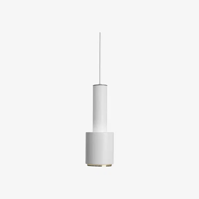Heal's Artek A110 Hand Grenade Pendant White / Brass - Heal's UK Lighting