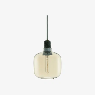 Heal's Normann Copenhagen Amp Pendant Light Small Gold and Green - Heal's UK Lighting