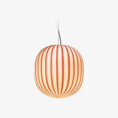 Heal's Established & Sons Filigrana S2 Cylinder Pendant Light White Red