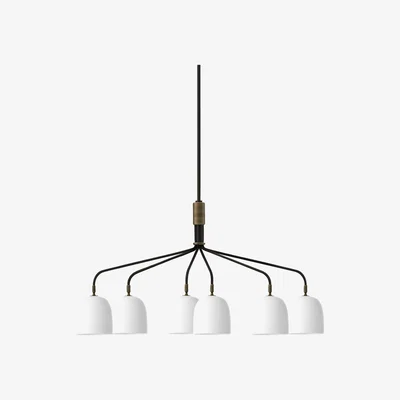 Heal's Gubi Howard Chandelier 6 Arm Bone China - Heal's UK Lighting