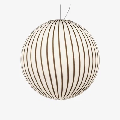 Heal's Established & Sons Filigrana S5 Globe Pendant Light White/Black