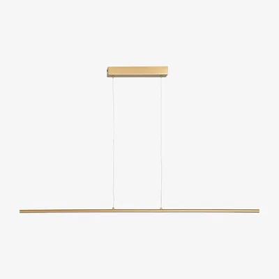 Heal's Heal's Saber LED Long Pendant Gold - Heal's UK Lighting