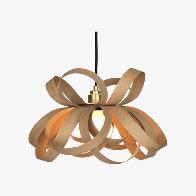 Heal's Heal's Skipper Pendant Light Oak Small - Heal's UK Lighting