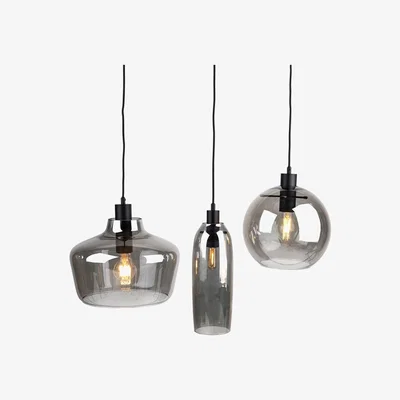 Heal's Heal's Kyoto Pendant Wide Chrome - Heal's UK Lighting
