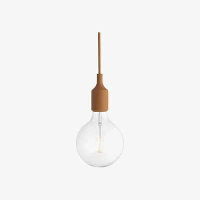 Heal's Muuto E27 Pendant Light Clay Brown - Heal's UK Lighting