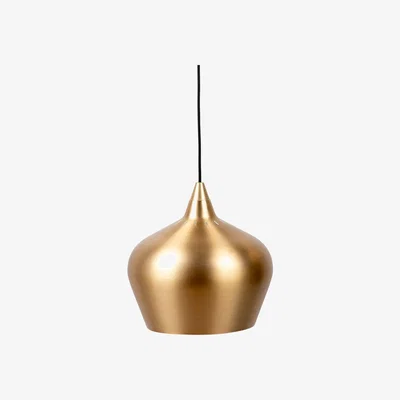 Heal's Heal's Cohen Pendant Brass Tip Grey Small - Heal's UK Lighting