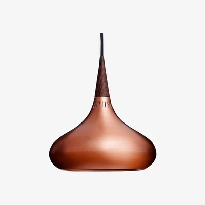 Heal's Fritz Hansen Orient Pendant P1 Copper/Rosewood - Heal's UK Lighting
