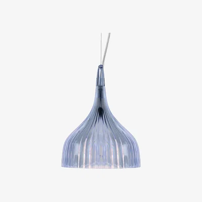 Heal's Kartell E' Pendant Transparent Blue - Heal's UK Lighting