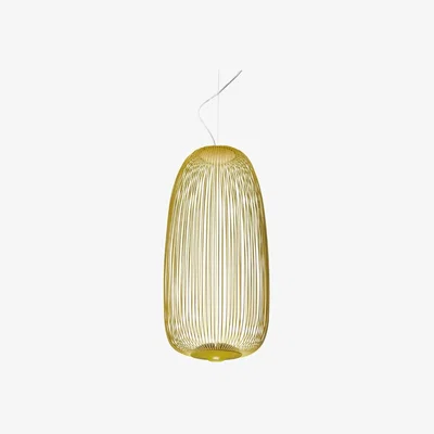 Heal's Foscarini Spokes 1 LED Pendant Light Copper - Heal's UK Lighting
