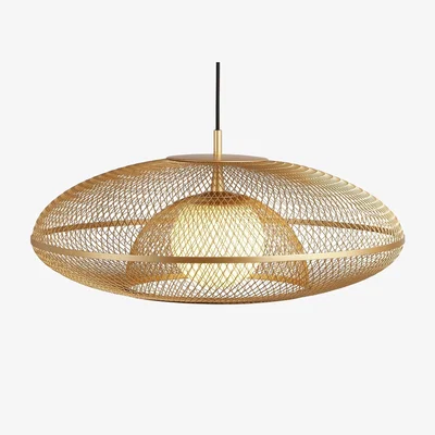 Heal's Umage Faraday Pendant Light Shade Brass Large