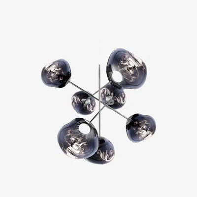Heal's Tom Dixon Melt LED Chandelier Smoke Large - Heal's UK Lighting