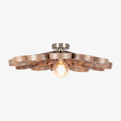 Heal's Tom Raffield Arame Flush Ceiling Light Small Ash - Heal's UK Lighting