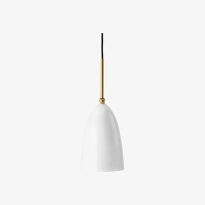 Heal's Gubi Gräshoppa Pendant Light Glossy Alabaster White