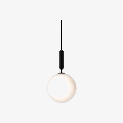 Heal's Nuura Miira 1 Pendant Light Large Rock Grey Optic Clear Shade - Heal's UK Lighting