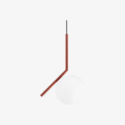 Heal's Flos IC S1 Pendant Light Brushed Brass - Heal's UK Lighting