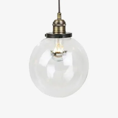 Heal's heals Olson Globe Pendant Light Glass Clear